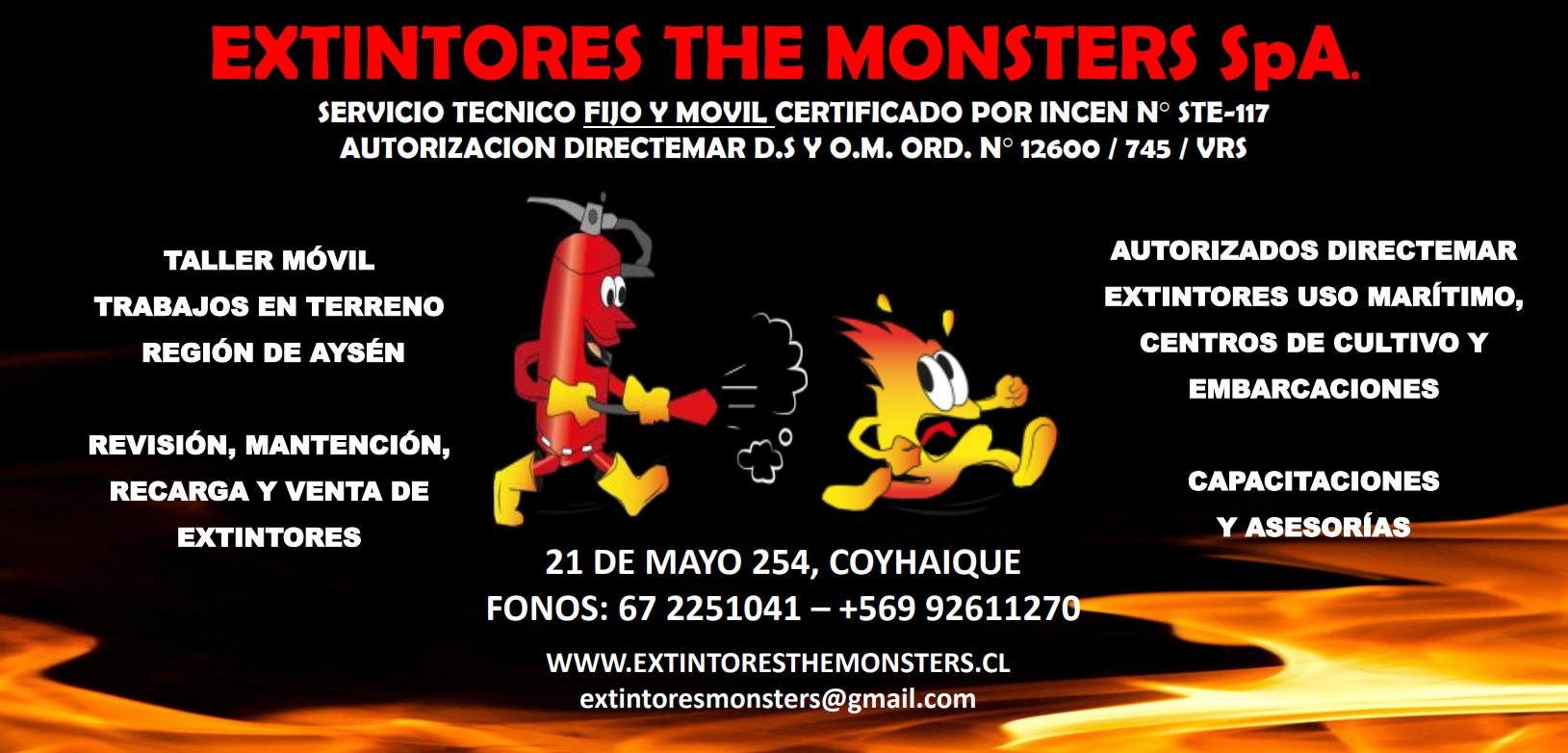 exrintores the monsters